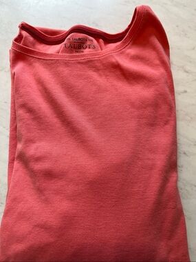 Talbots XLP Long Sleeve Tee Shirt 
Coral